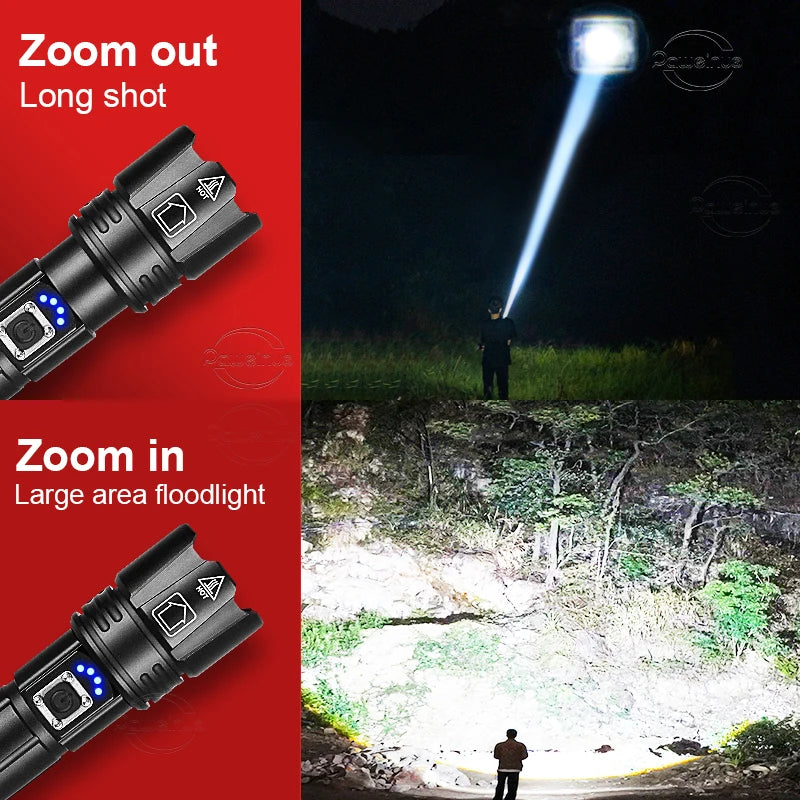 Most Powerful LED Flashlight USB - BESTGADZET