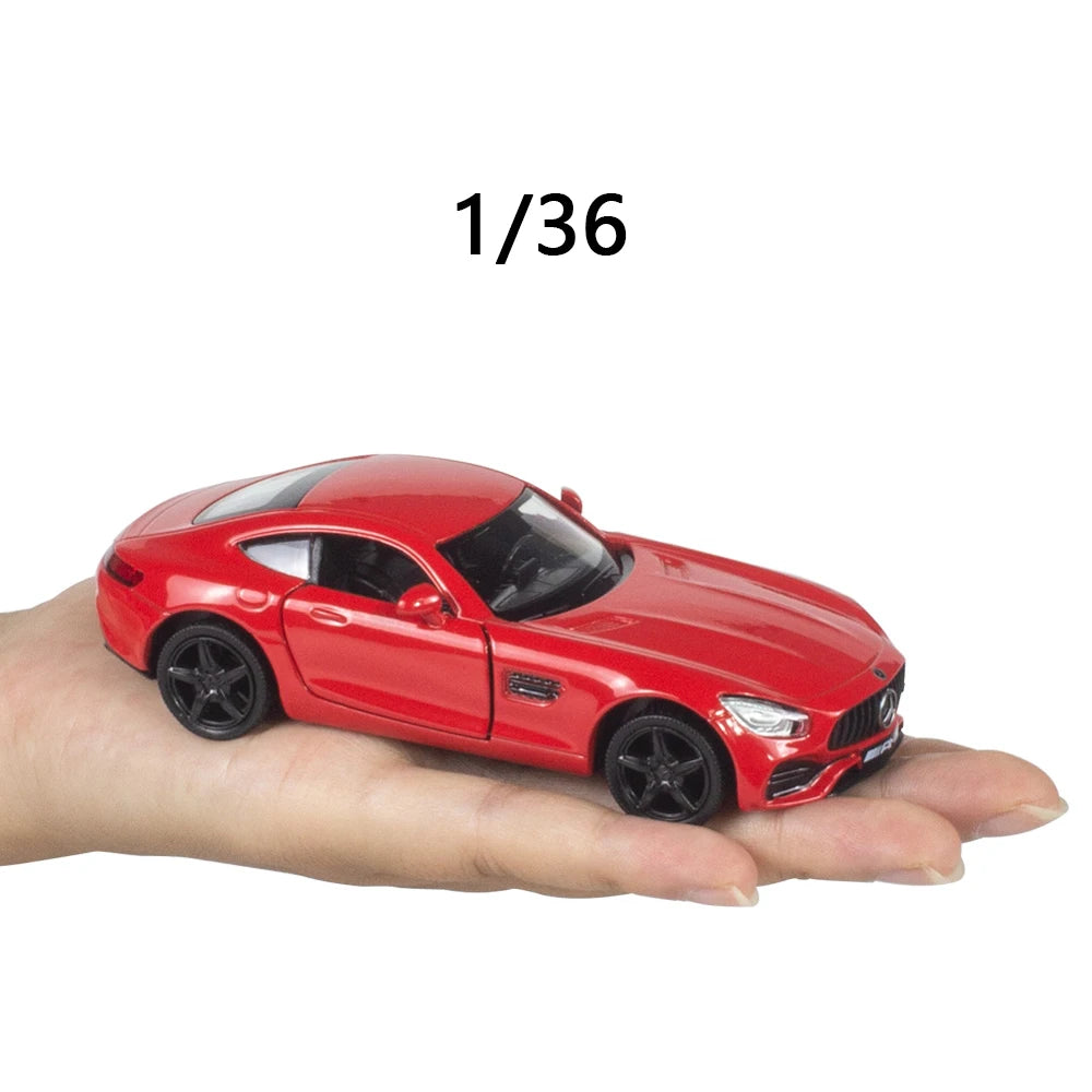 1:36 Original Mercedes Benz Car Model C63 S CLS63 G63 GTS Aluminum Alloy - BESTGADZET