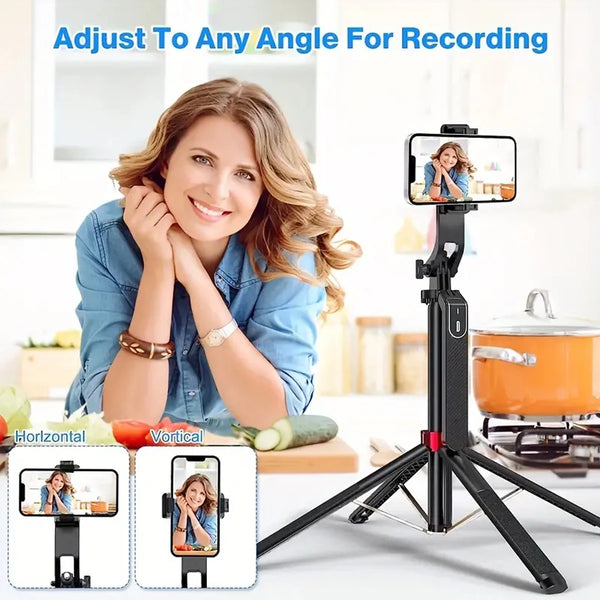 Portable 360° Camera Tripod with Remote Control