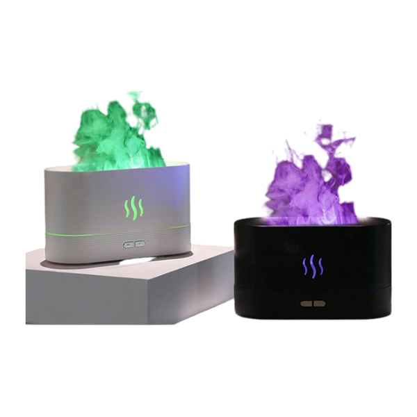 Essential oil diffuser, USB LED flame fire