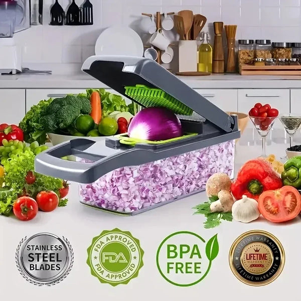 14/16 in 1 Multifunctional Vegetable Chopper - BESTGADZET