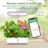 hydroponic system for growing plants, with LED lamp, intelligent self-watering machine. Tuya wifi - BESTGADZET