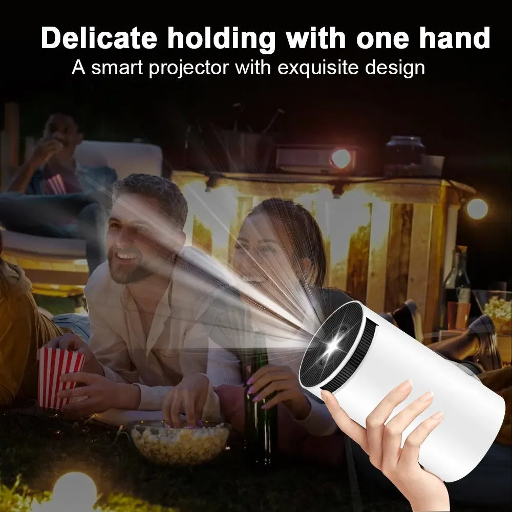 Android 11 4K Projector HY300 - Dual WiFi, 1280x720P, 260 ANSI, 180° Flexibility, BT5.0