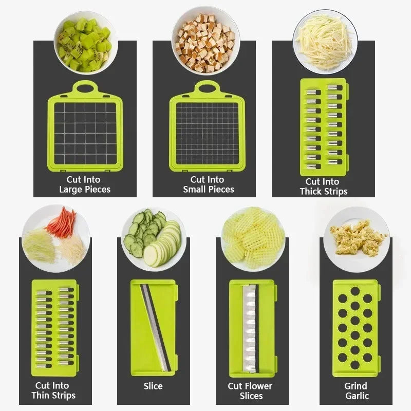 14/16 in 1 Multifunctional Vegetable Chopper - BESTGADZET