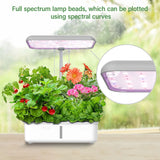 hydroponic system for growing plants, with LED lamp, intelligent self-watering machine. Tuya wifi - BESTGADZET