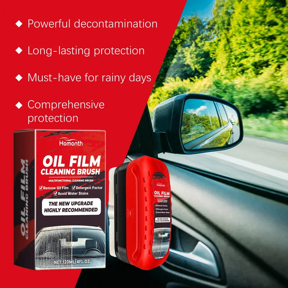 Universal Glass Cleaning Brush for Car Windshield & Oil Film Removal