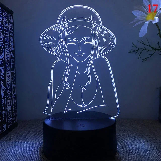 led 3d desk figure - BESTGADZET