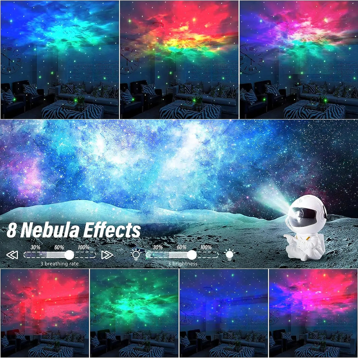 Star Projector Galaxy Night, Light Astronaut Space Projector - BESTGADZET