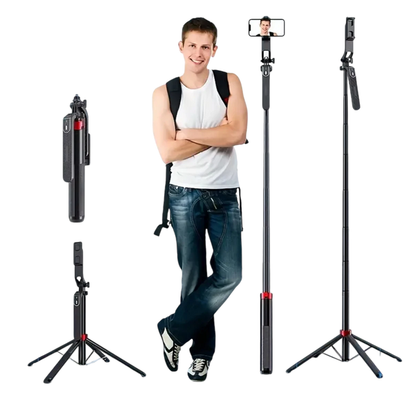 Portable 360° Camera Tripod with Remote Control