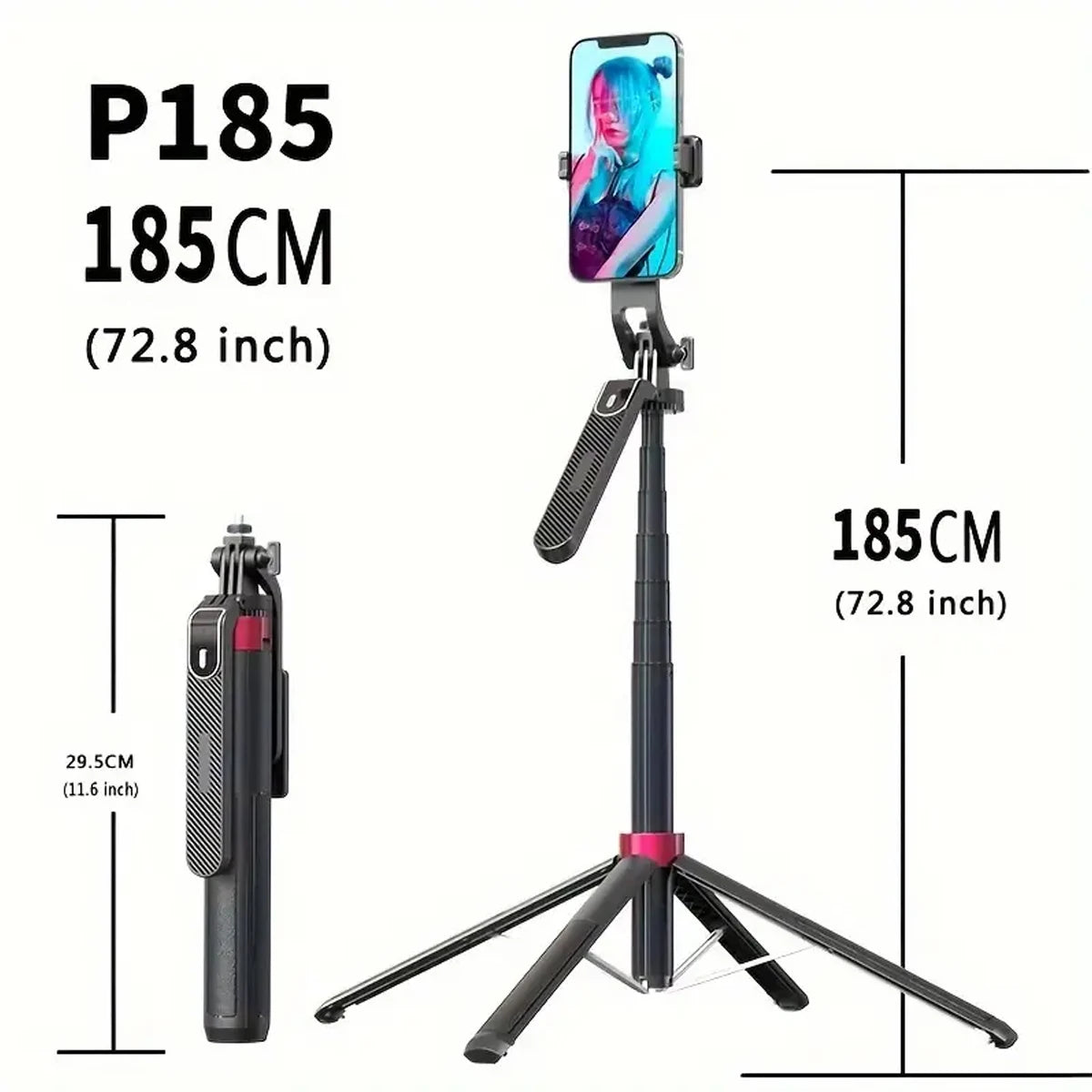 Portable 360° Camera Tripod with Remote Control