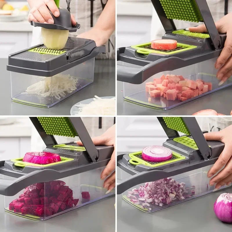 14/16 in 1 Multifunctional Vegetable Chopper - BESTGADZET