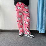 Wool Wool Flannel Pajamas Hello kitty - BESTGADZET