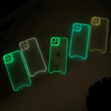 luminous iPhone case, soft silicone back cover, various models - BESTGADZET