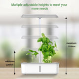 hydroponic system for growing plants, with LED lamp, intelligent self-watering machine. Tuya wifi - BESTGADZET