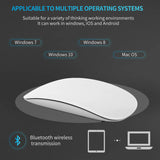 Bluetooth 4.0 Wireless Mouse Rechargeable Silent Multi Arc Touch Mice Ultra-thin Magic Mouse For Laptop Ipad Mac PC Macbook - BESTGADZET